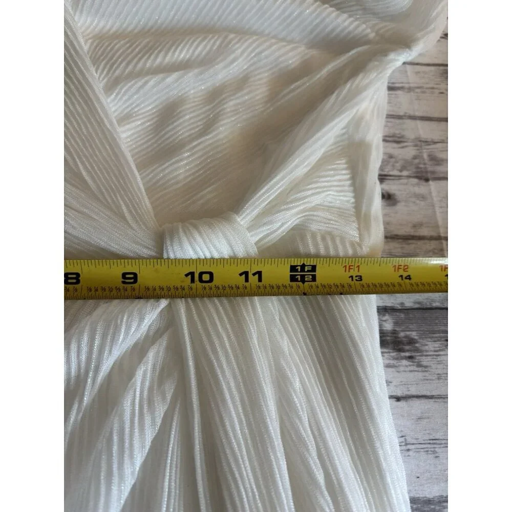 Baltic Born Devlyn Pleated Ivory Dress Maxi Women's Size Small NEW Wedding - Picture 14 of 16